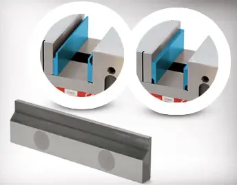 Magnetic spacer (SPS item) mountable in two positions.