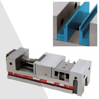 Installation of shims flush with the jaw